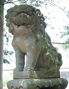 国立神社の狛犬