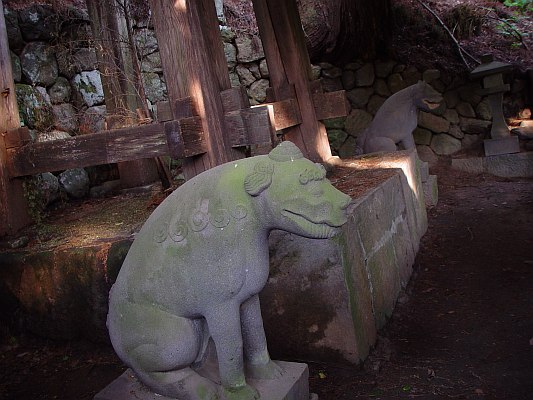 山神社の狛犬