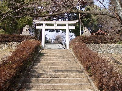 大田原神社の参道