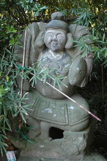 旭宮神社の恵比寿像